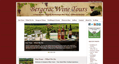 Desktop Screenshot of bergeracwinetours.com